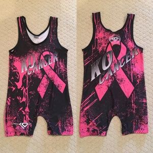 KnockOut Cancer Wrestling Singlet